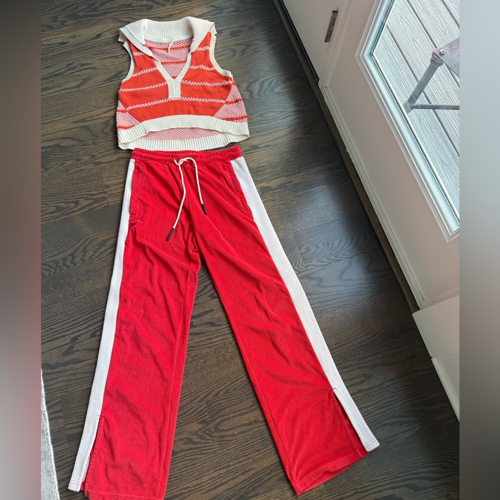 Anthropologie Sporty lounge/active set XS
